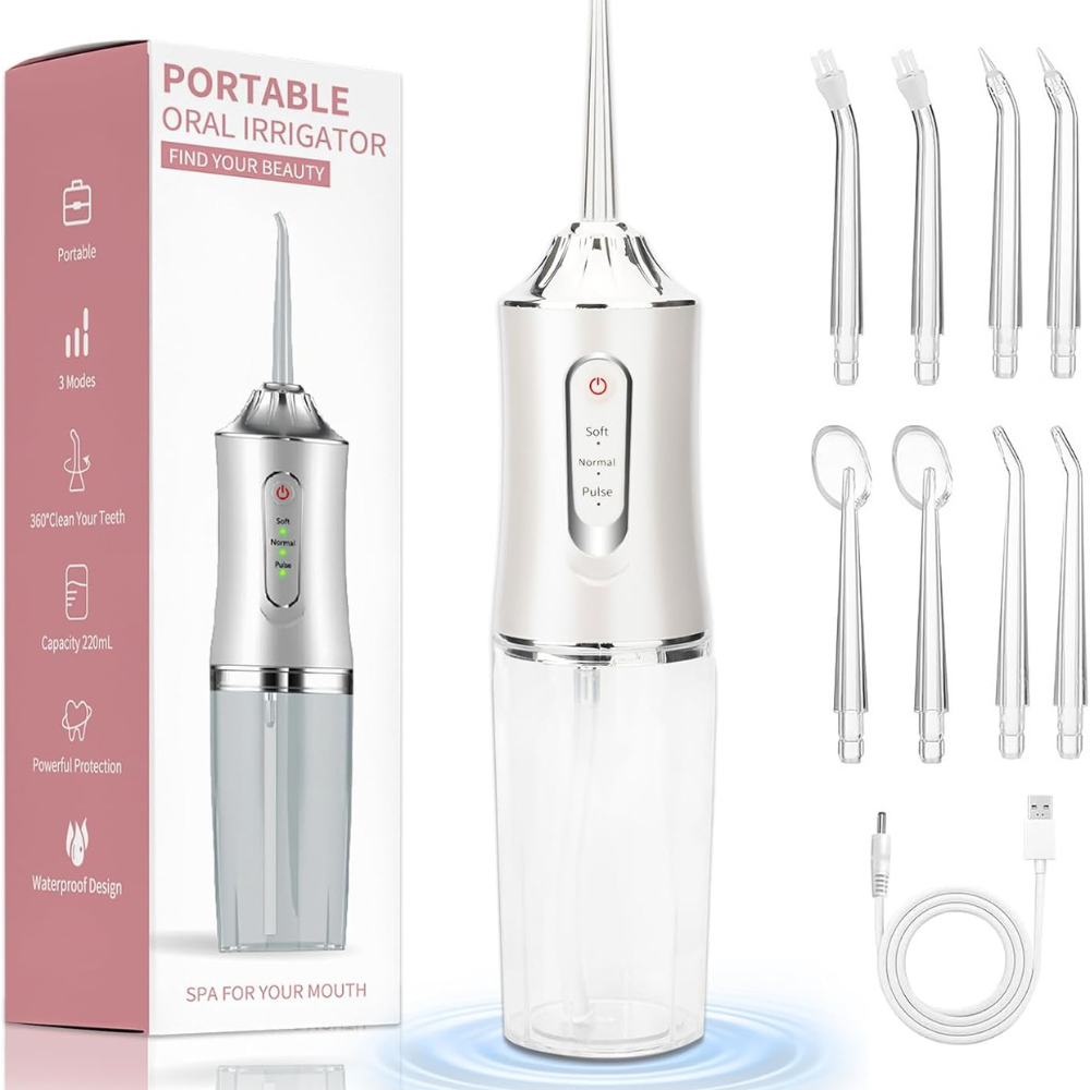 Irrigador Bucal Portable con Boquilla