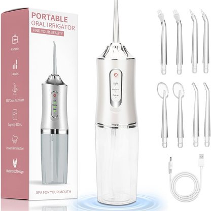 Irrigador Bucal Portable con Boquilla
