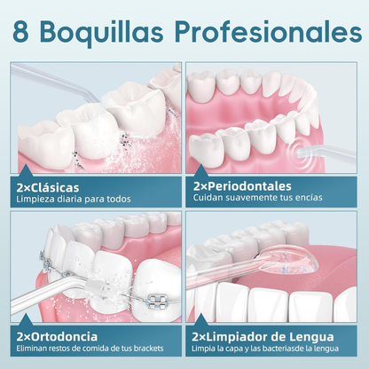 Irrigador Bucal Portable con Boquilla