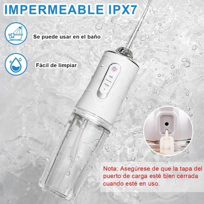 Irrigador Bucal Portable con Boquilla